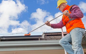 Y Ffrith soft wash roof cleaning